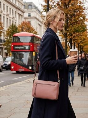 NWT Radley London Fountain Park Small Ziptop Crossbody bag